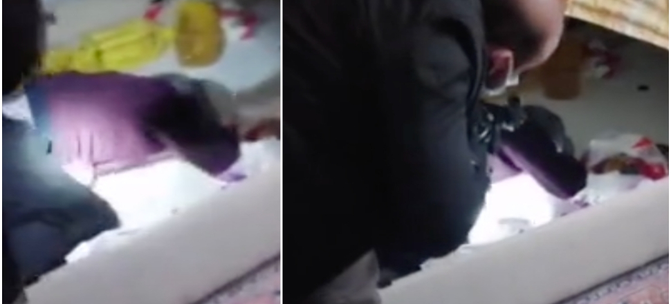Bazanın içinde ağlayan DEAŞ yöneticisi