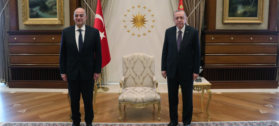 Cumhurbaşkanı Erdoğan, Yunanistan Dışişleri Bakanı Dendias'ı kabul etti