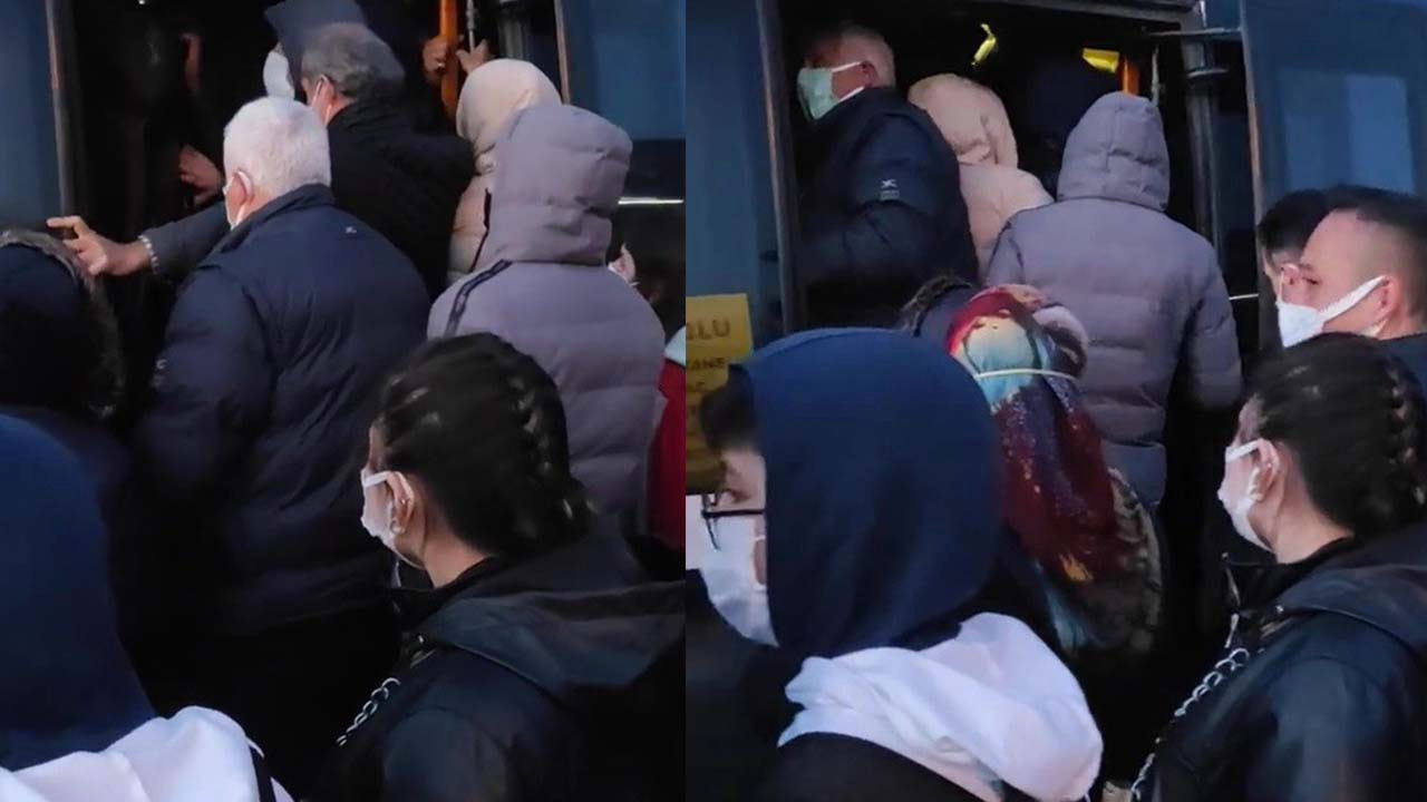 Minibüste "pes" dedirten görüntüler
