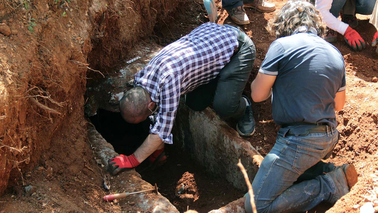 Muğla'da antik mezar ortaya çıktı