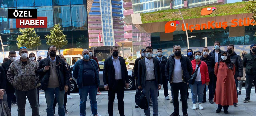Uçankuş TV çalışanları alacakları için Can Tanrıyar'ın kapısına dayandı