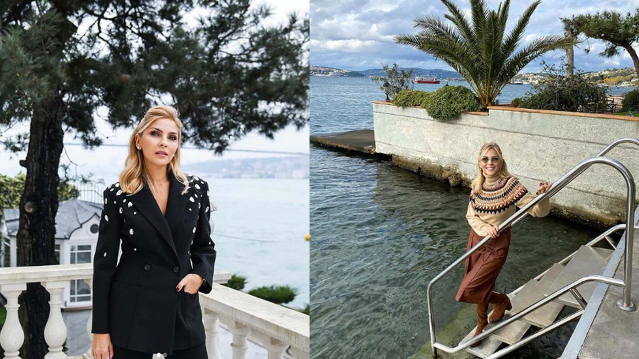 Arzu Sabancı'dan boğaz manzaralı evinden 'Evde Kal' çağrısı