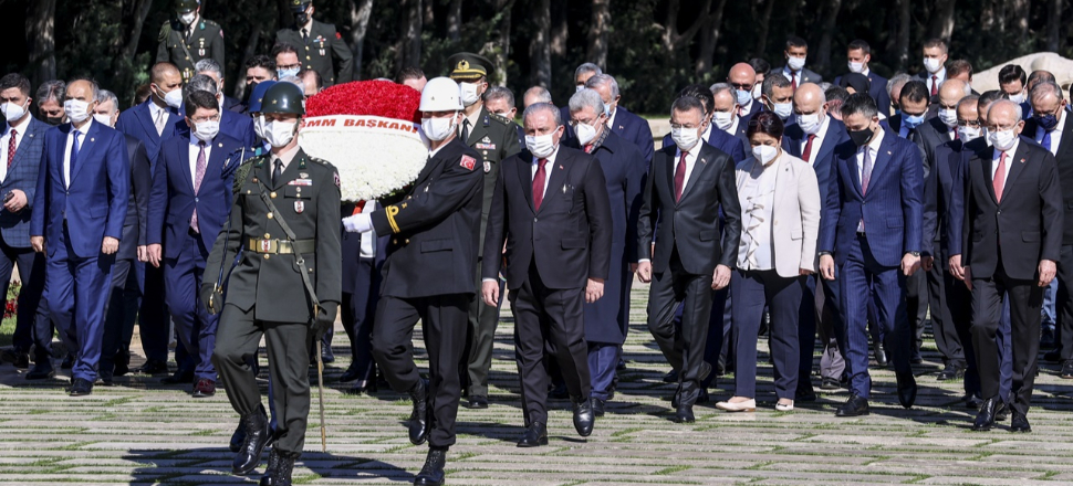 Devlet erkanı 23 Nisan'da Anıtkabir'de