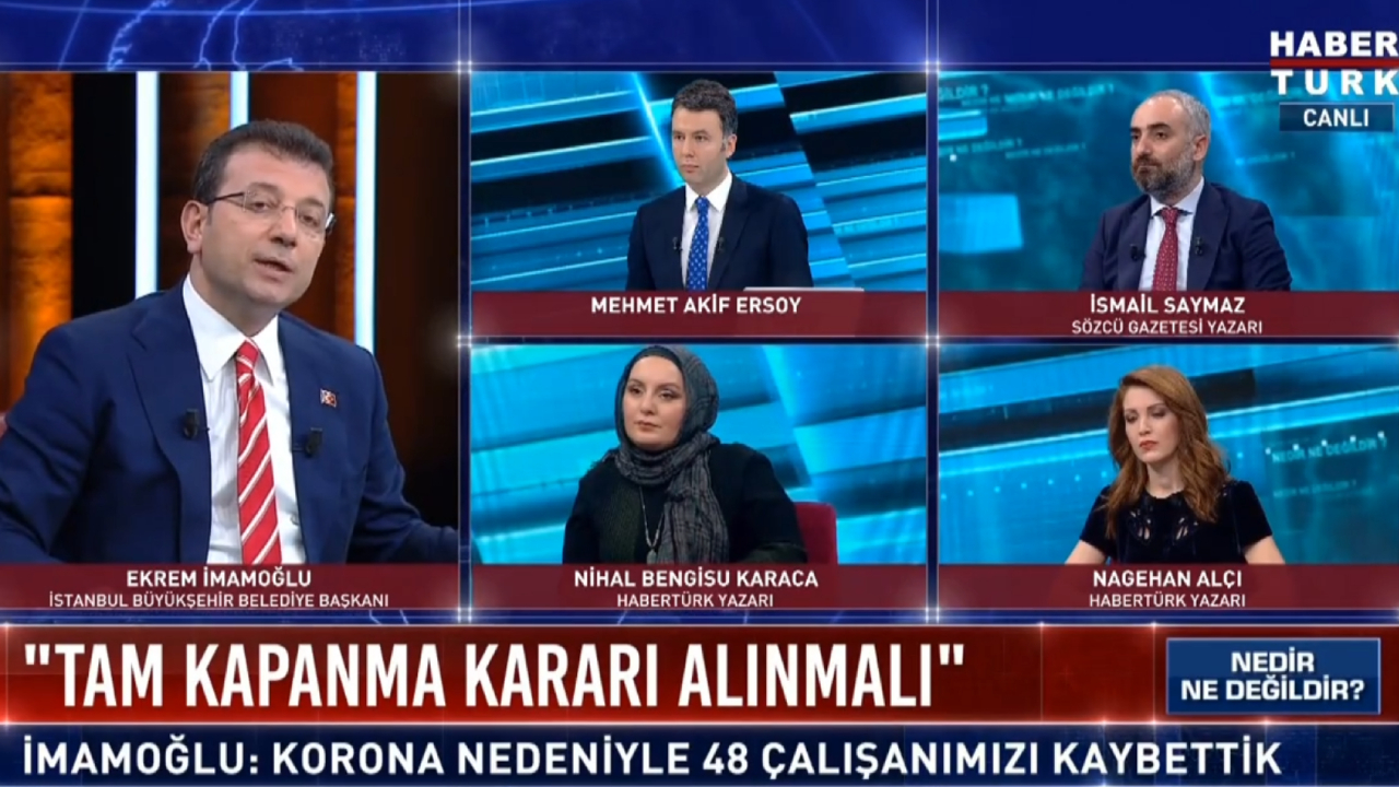 İmamoğlu, 4 hafta tam kapanma istedi
