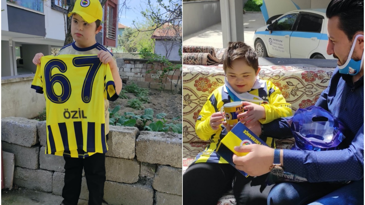 Mesut Özil'den Down sendromlu Efe'ye 23 Nisan sürprizi