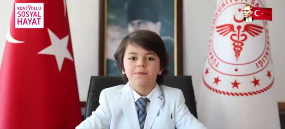Minik sağlık bakanından aşı çağrısı