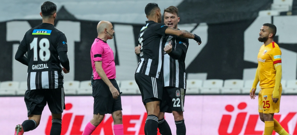 Beşiktaş, Kayserispor'u 3 golle geçti