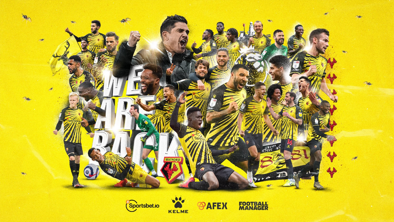 Norwich City'den sonra Watford da Premier League'e geri döndü