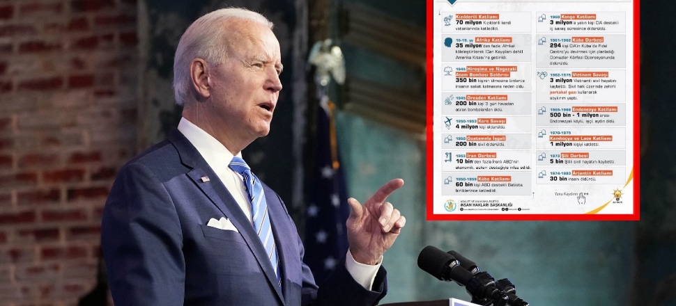 Joe Biden'ın skandal 'soykırım' suçlamasının ardından ABD'nin kanlı geçmişi gündem oldu!