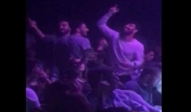 Milli maç öncesi gece kulübünde eğlendiler