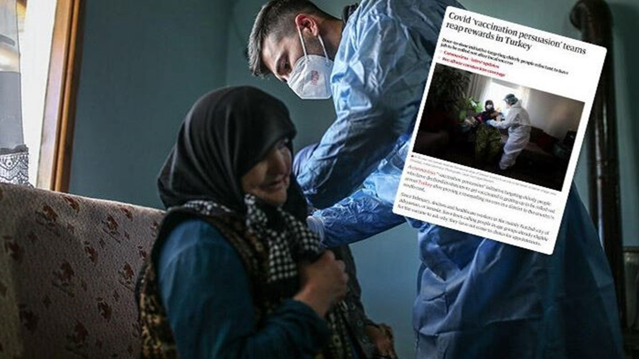 Aşı ikna timlerinin başarısı dünya basınında