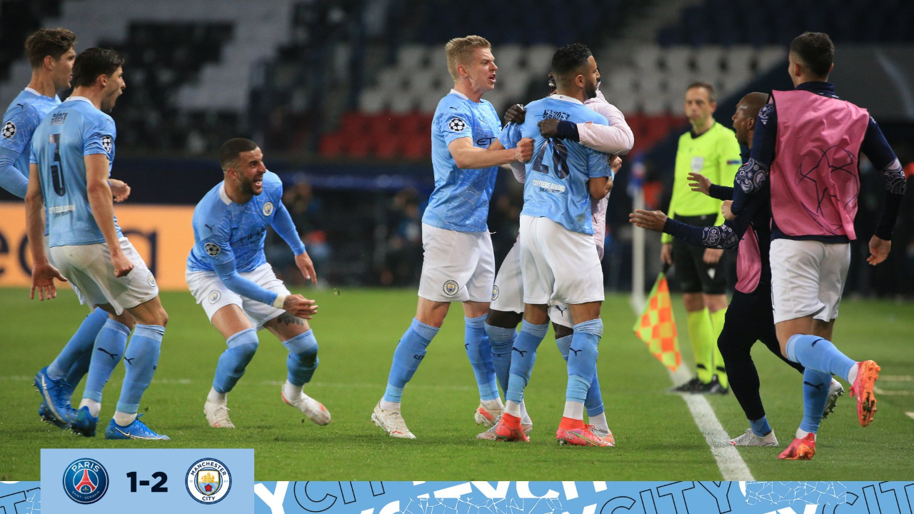 Manchester City'den Paris'te müthiş geri dönüş