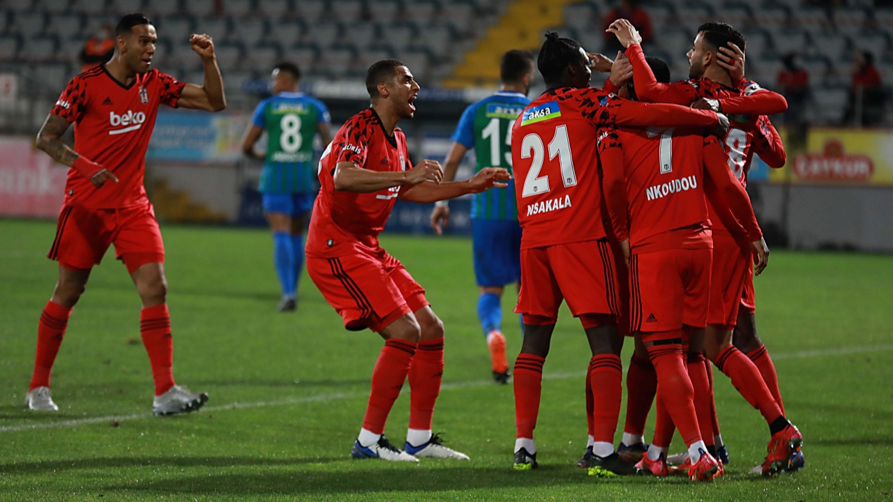 Beşiktaş, Rize'de de 3 golle galip!
