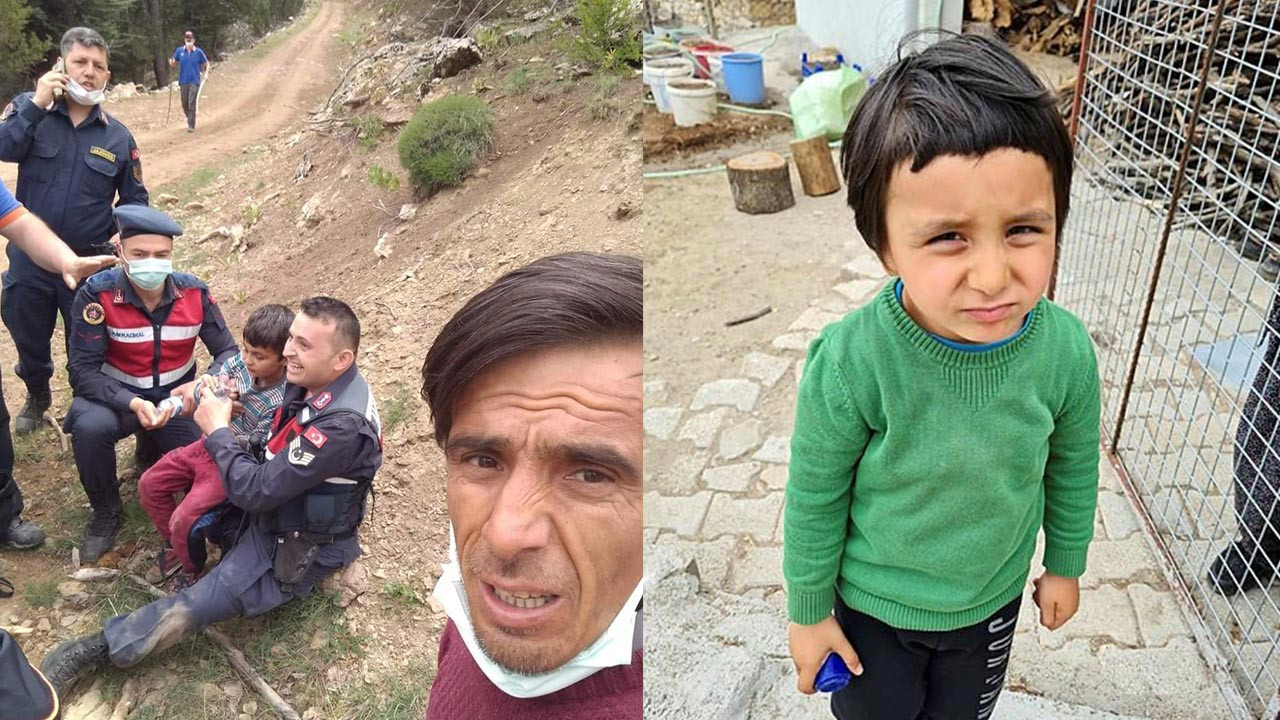 Burdur’da kaybolan işitme ve konuşma engelli küçük Kerim bulundu