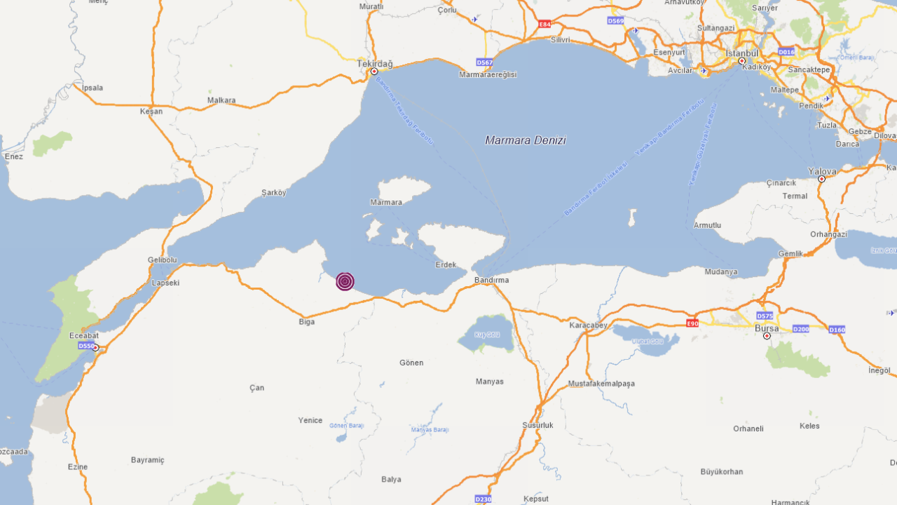 Çanakkale'de korkutan deprem