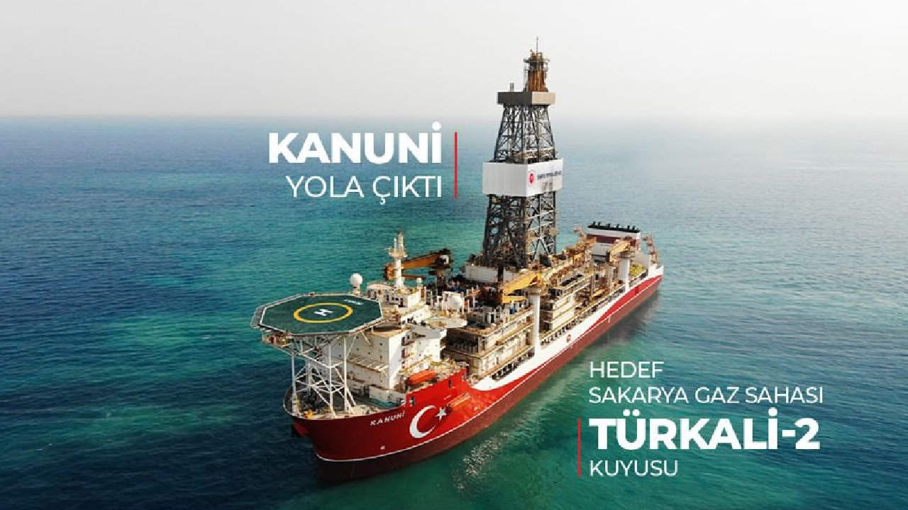 Kanuni Sondaj Gemisi Karadeniz'e açıldı
