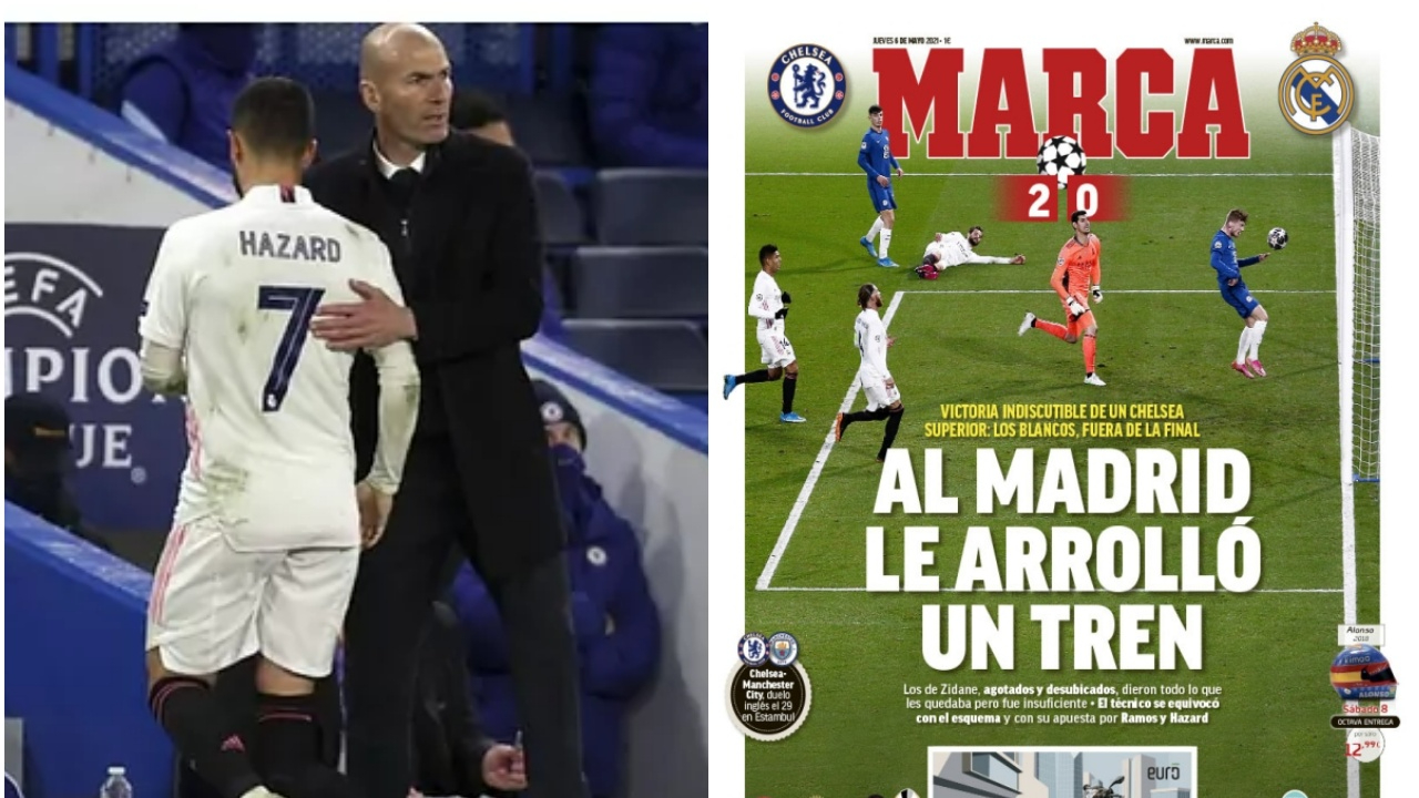 Marca: Real Madrid'in üzerinden tren geçti