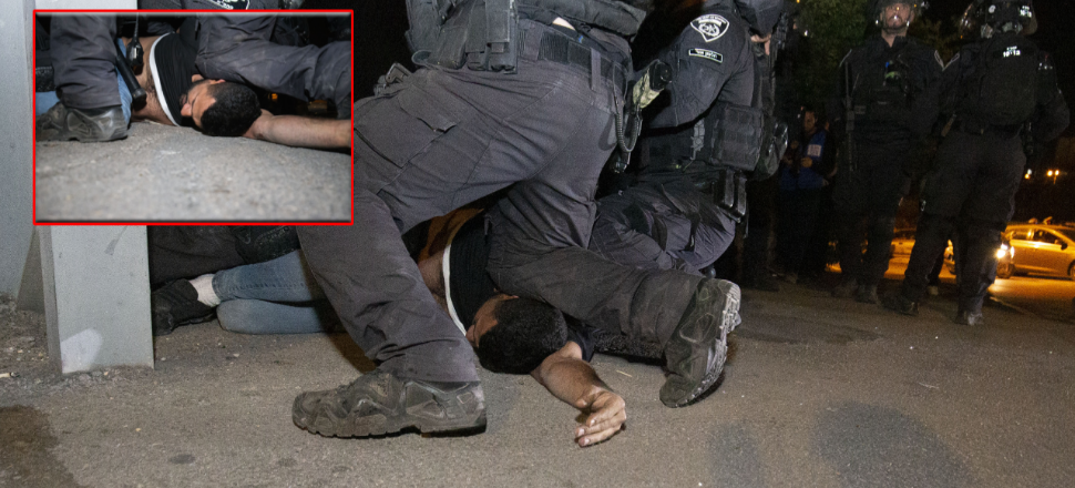 İsrail polisi, Filistinli ailenin evine zorla girdi