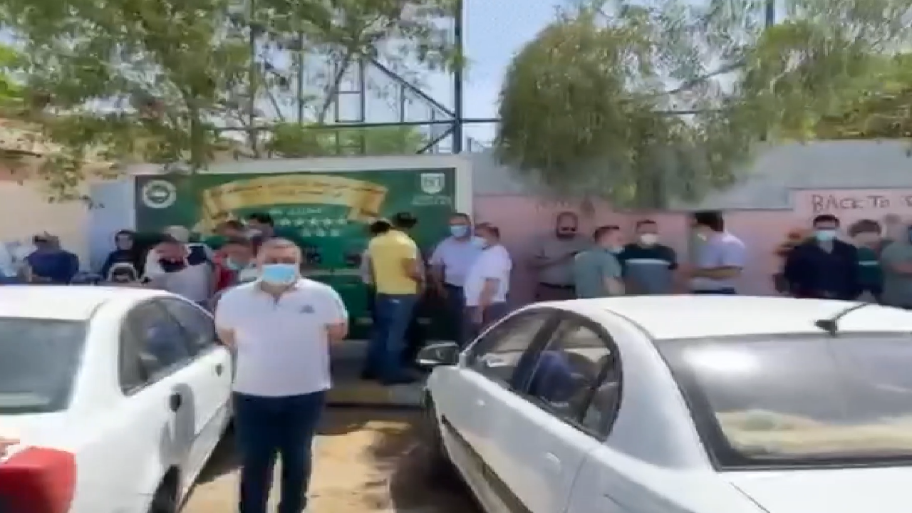 Kerkük'teki FETÖ okulunda protesto