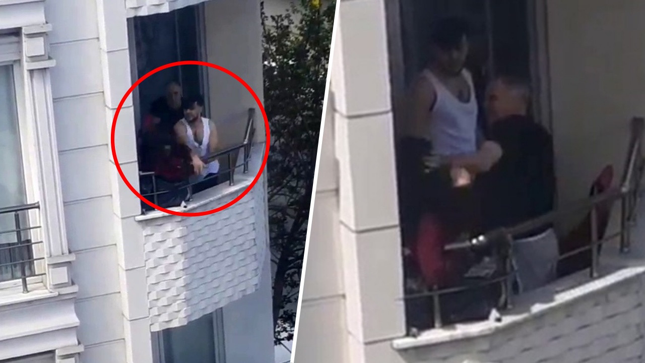 Anneler Günü'nde dehşet! Oğlu ve kocası balkonda dakikalarca dövdü!