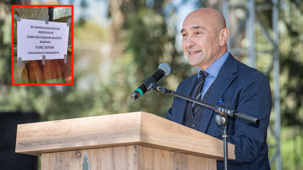 Soyer’den bakkal defteriyle siyasi şov
