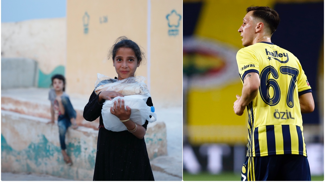 Mesut Özil'den Suriyeli yetimlere iftar sofrası