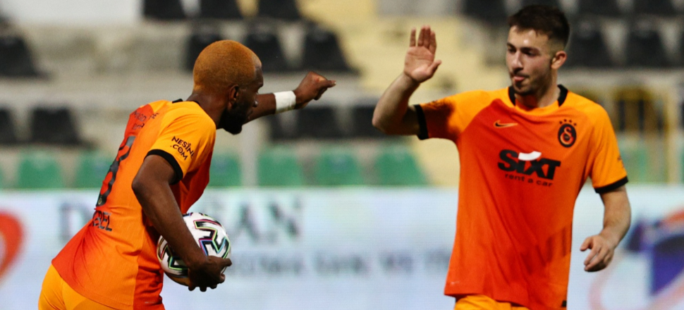 Denizli'de kazanan Galatasaray, zirve ortağı