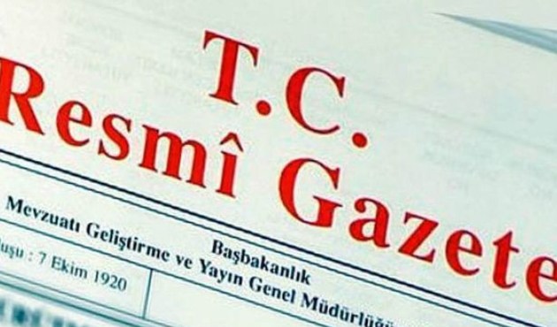 Yeni Kanun Hükmünde Kararname yayınladı