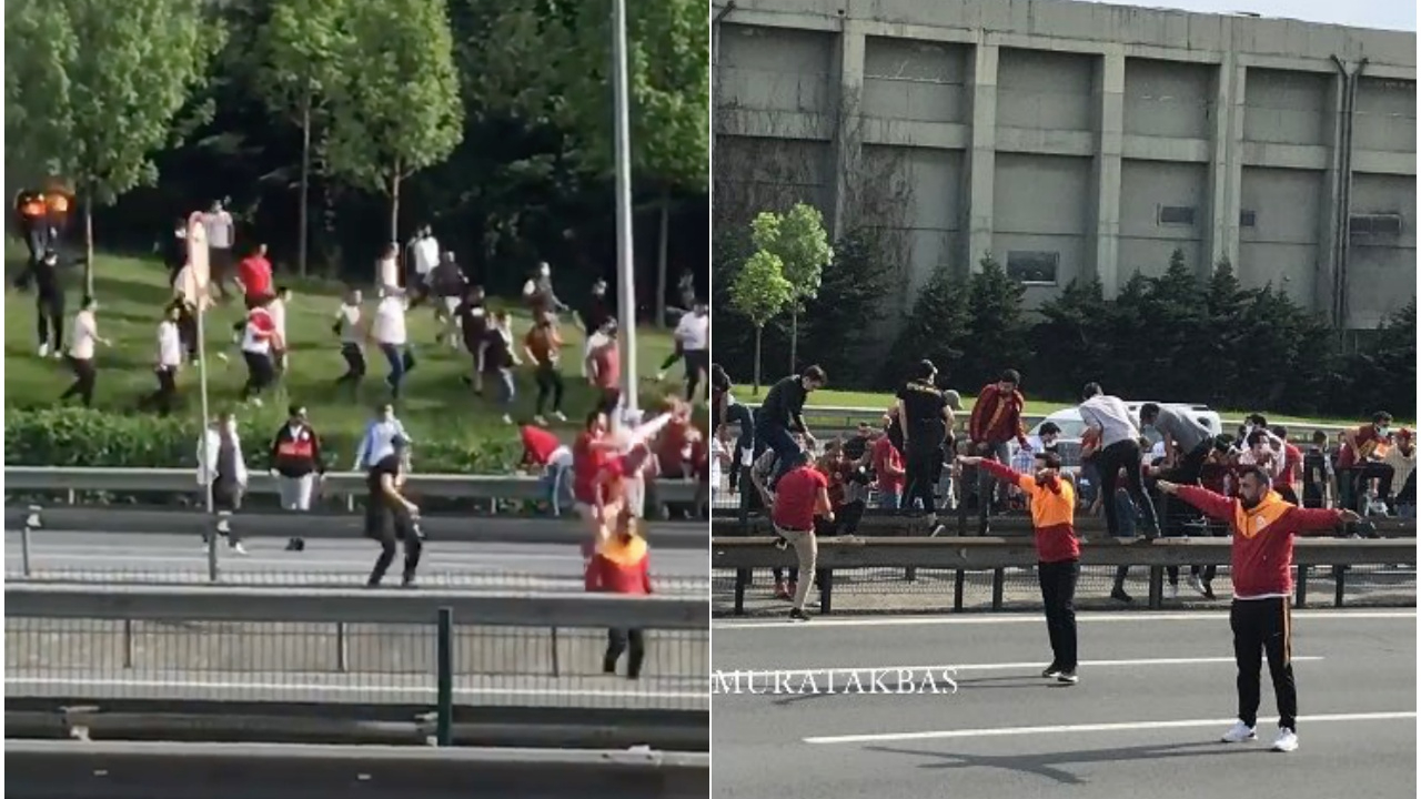 Maça girmeye çalışan Galatasaray taraftarlarına polis müdahele etti