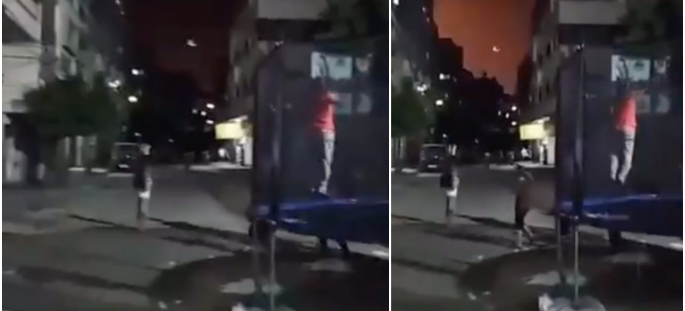 Bombalar yağarken oyun oynadılar