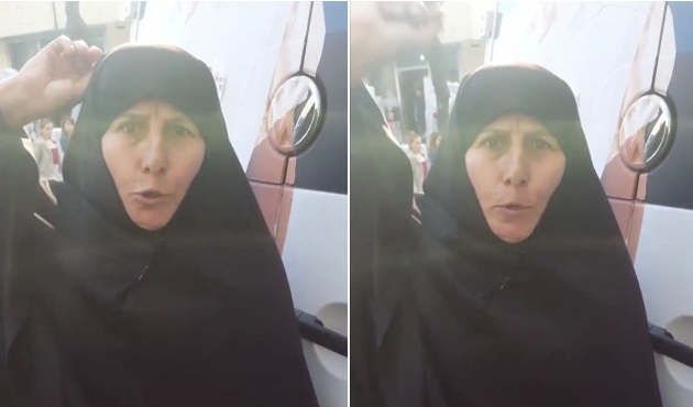 Bu kez çarşaflı kadına 'Hayır' dedirttiler... Ancak videonun sonuna dikkat!