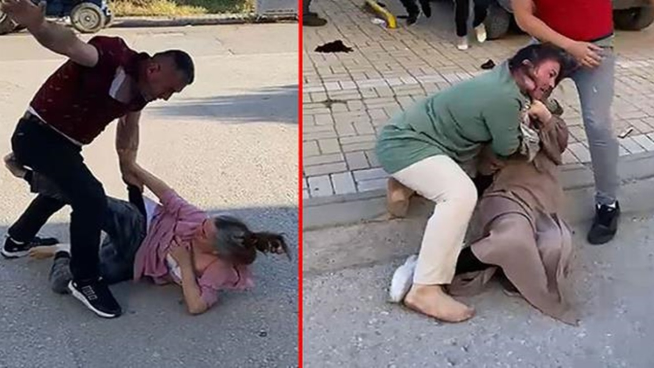 Boşanan çift ve yakınları arasında mal kavgası!