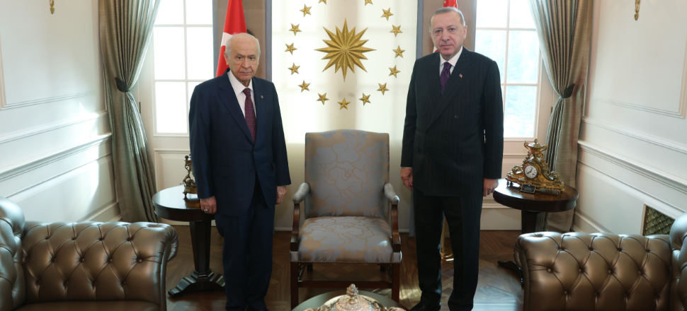Erdoğan, Bahçeli ile görüştü