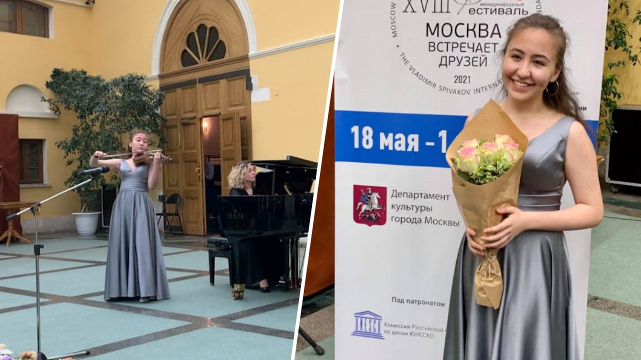Moskova'da Türk kemancı gururu: Selin Samsar Rusya'yı büyüledi...