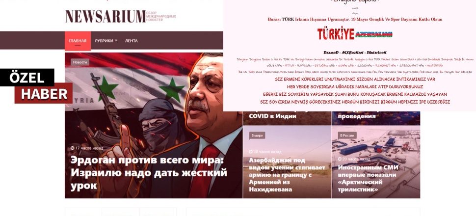 Türk hackerlar Ermeni gazetesini ele geçirdi