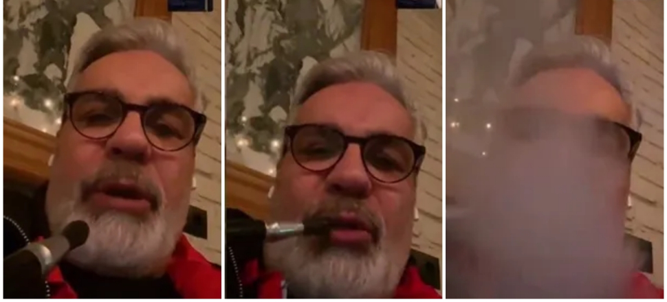 Nargile içerken istifini bozmayan Hadi Özışık'tan özeleştiri