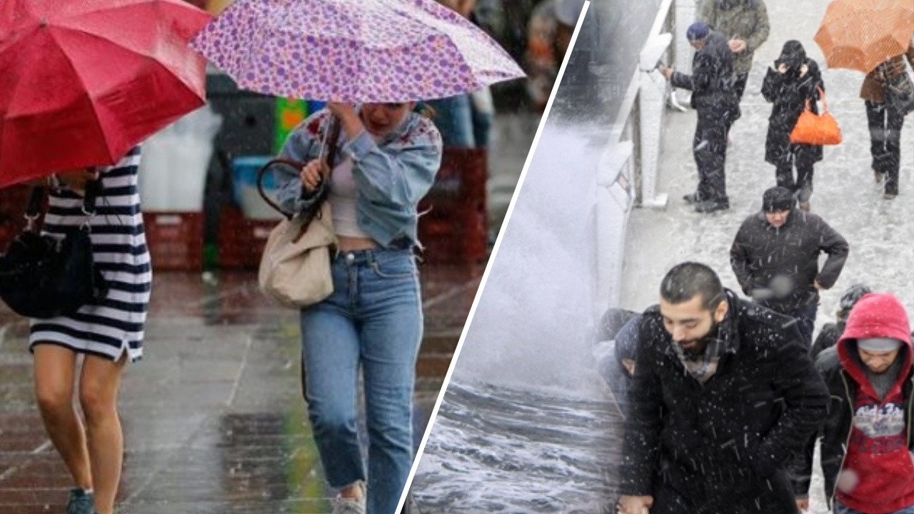 Meteoroloji saat verip uyardı! Sağanak yağış ve fırtına geliyor!