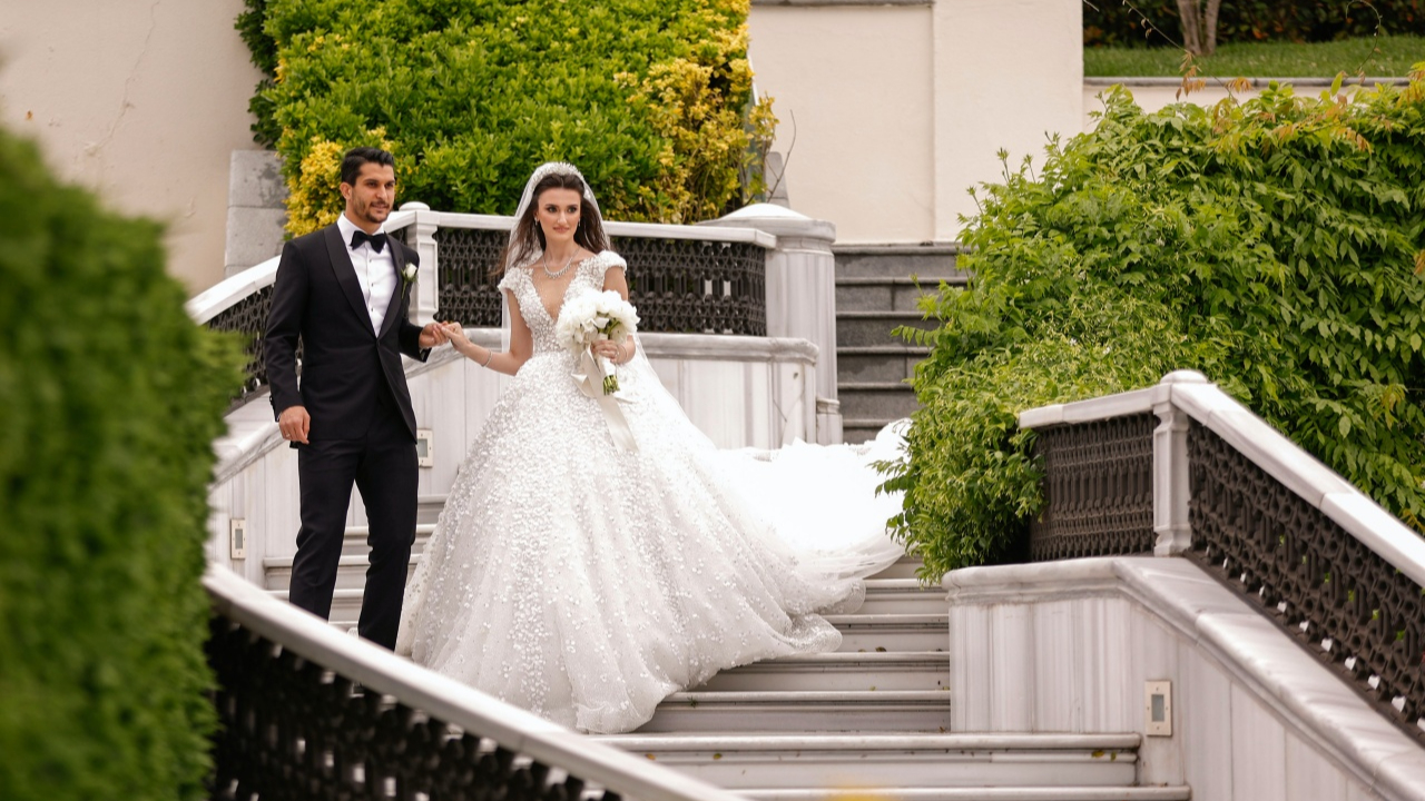 Necip Uysal & Nur Beşkardeşler çifti evlendi