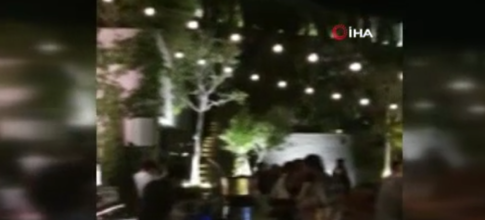 Bodrum'da maske ve mesafesiz parti otel kapattırdı