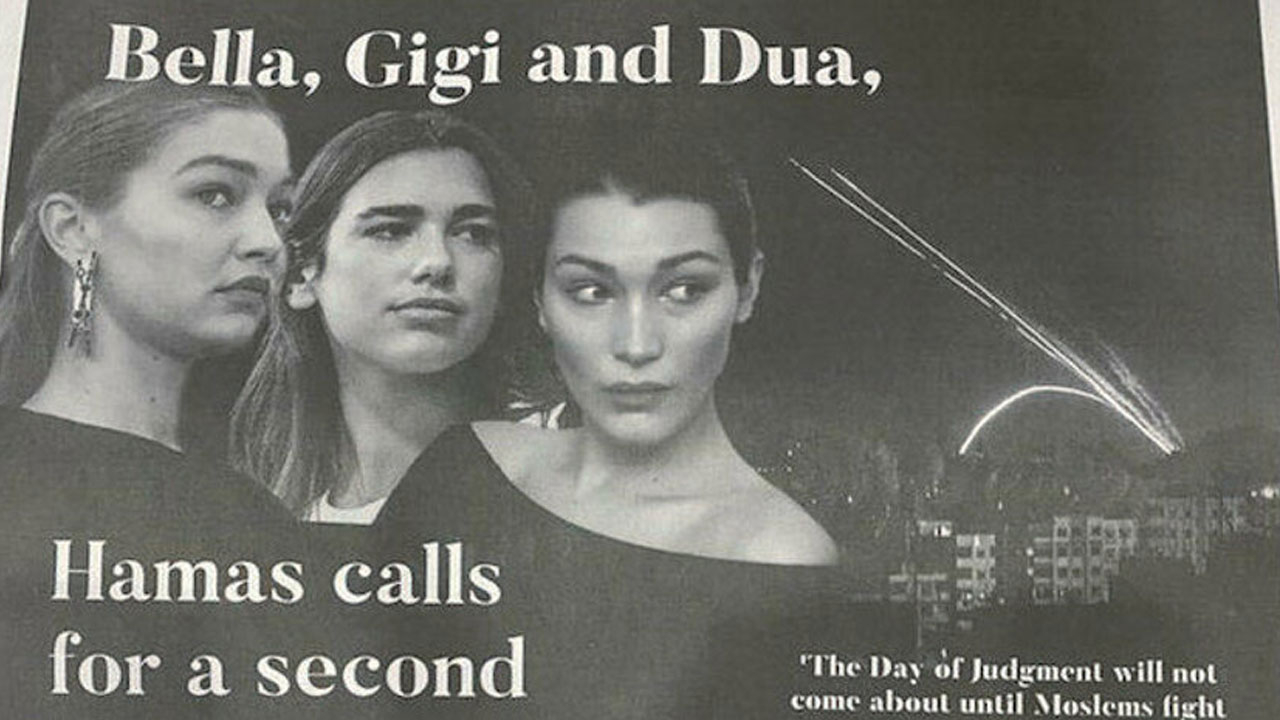 Dua Lipa ve Hadid kardeşler için skandal ilan