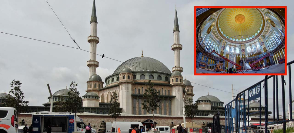 Taksim'deki caminin açılış tarihi belli oldu!