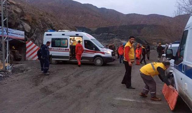 Elazığ'da maden ocağında göçük!