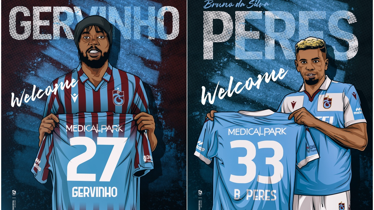 Gervinho & Bruno Peres, resmen Trabzonspor'da