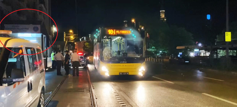 5 metre ilerdeki alt geçidi kullanmayınca otobüs çaptı