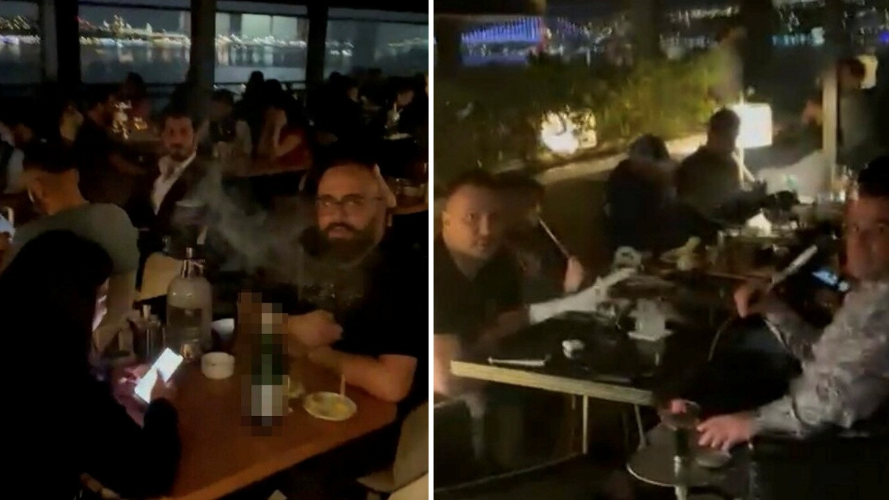 Otelin teras katında pes dedirten görüntüler! İşte saniye saniye baskın anı...