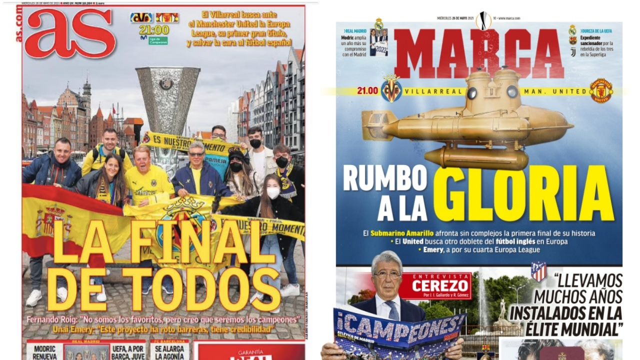 UEFA Avrupa Ligi'nde Villarreal-Manchester United finali