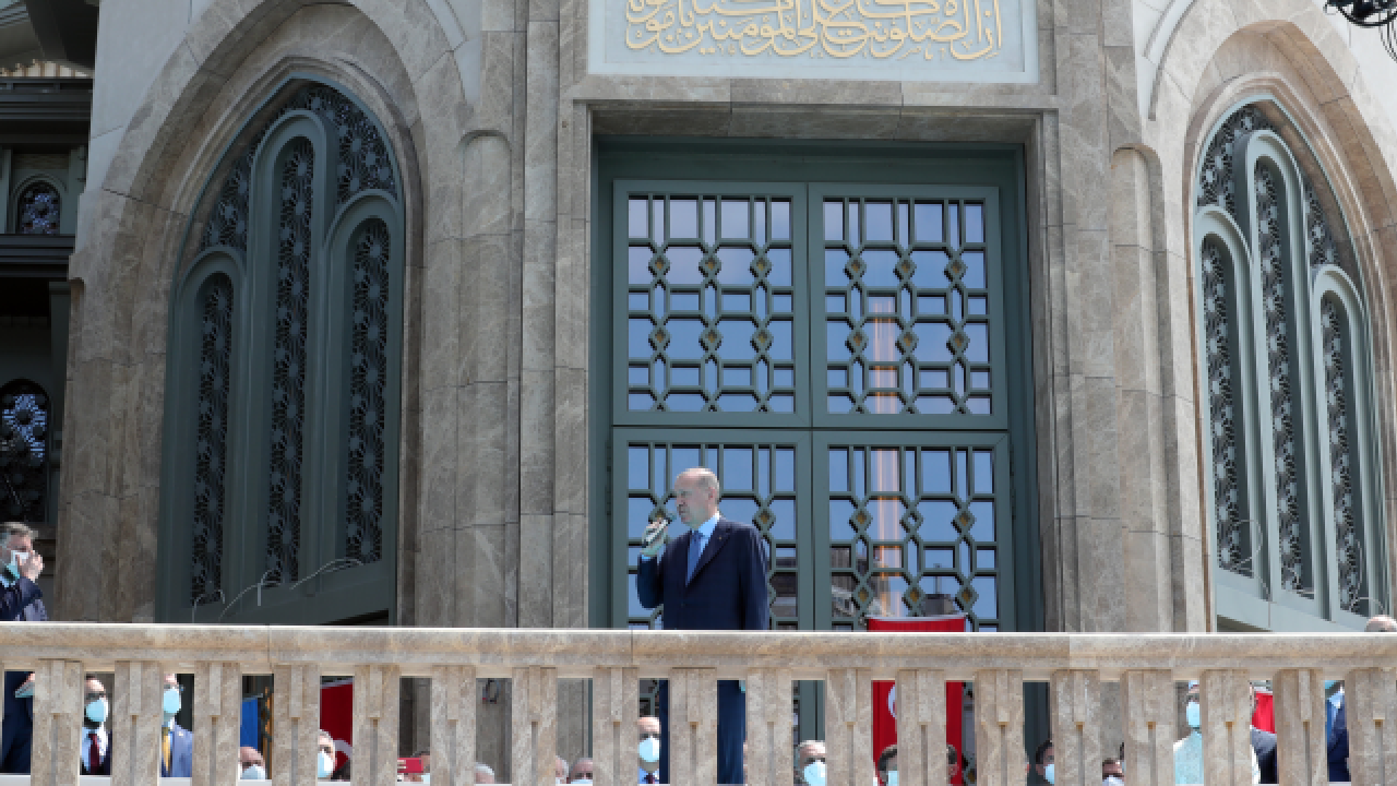 Cumhurbaşkanı Erdoğan, Taksim Camii'nin detaylarını paylaştı