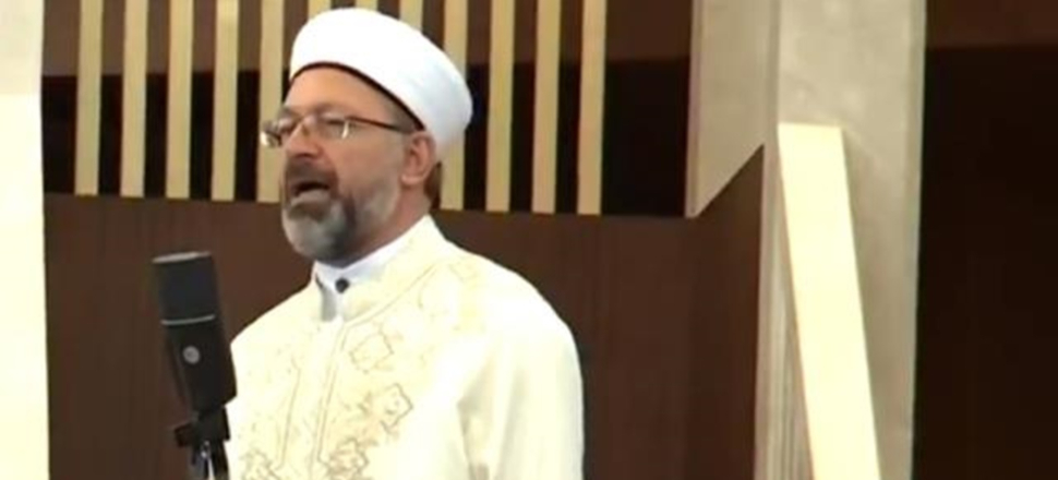 Erbaş, Taksim Camii'nin minberine kılıçla çıkmadı