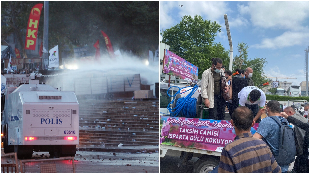 Tam 8 yıl sonra Taksim...