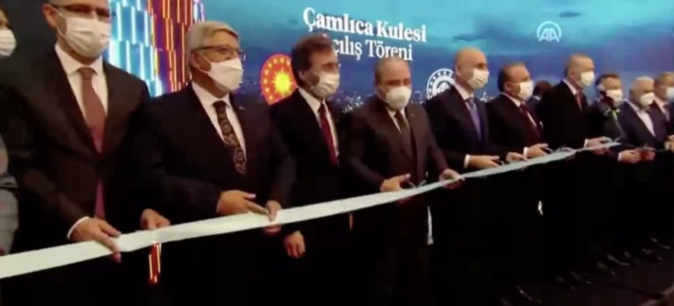 Çamlıca Kulesi açılışında gülümseten anlar